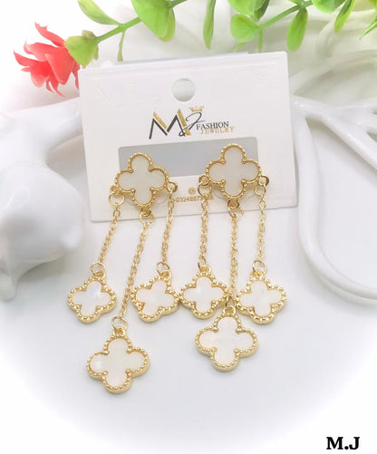 VCA Motif Drop Earrings