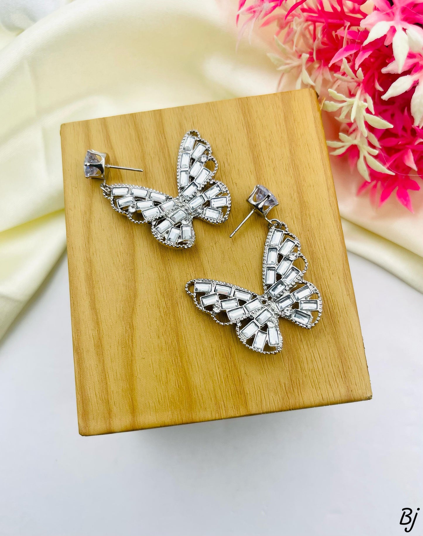 Women Jewelry Party Diamond Zirconia Elegant butterfly  Earrings